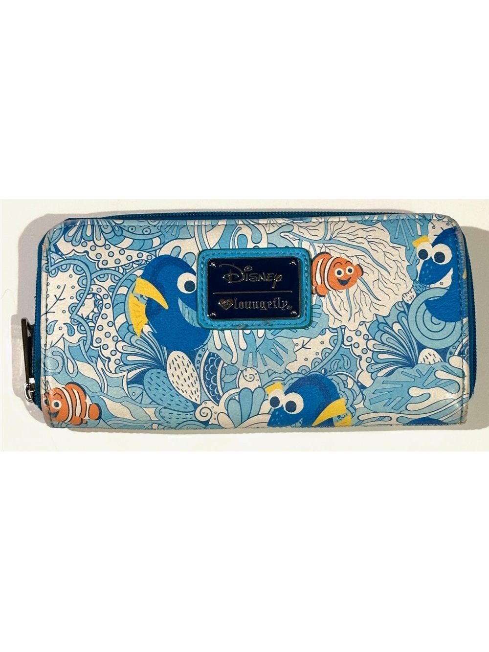 DISNEY Loungefly Finding Nemo Wallet Heart og Zip Wallet